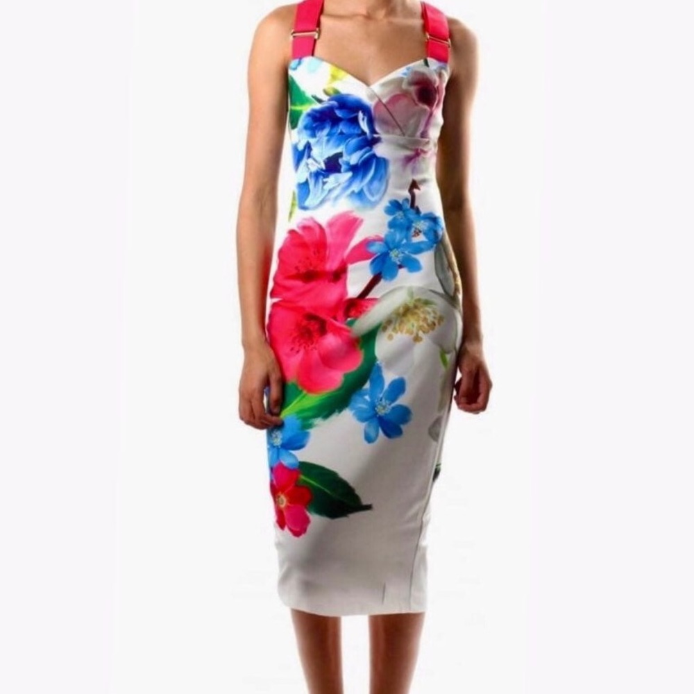 *Like New* Ted Baker Forget Me Not Bodycon Dress